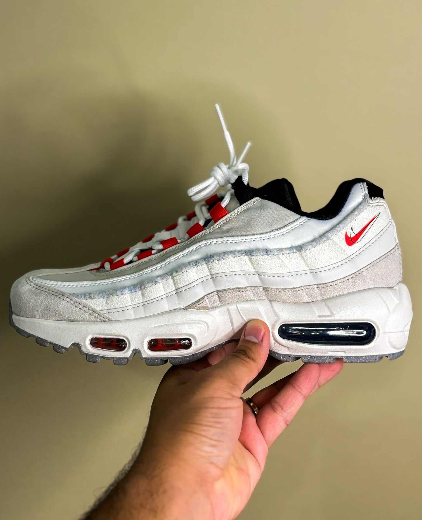 Nike Air Max 95 "Light Bone Habanero Red"