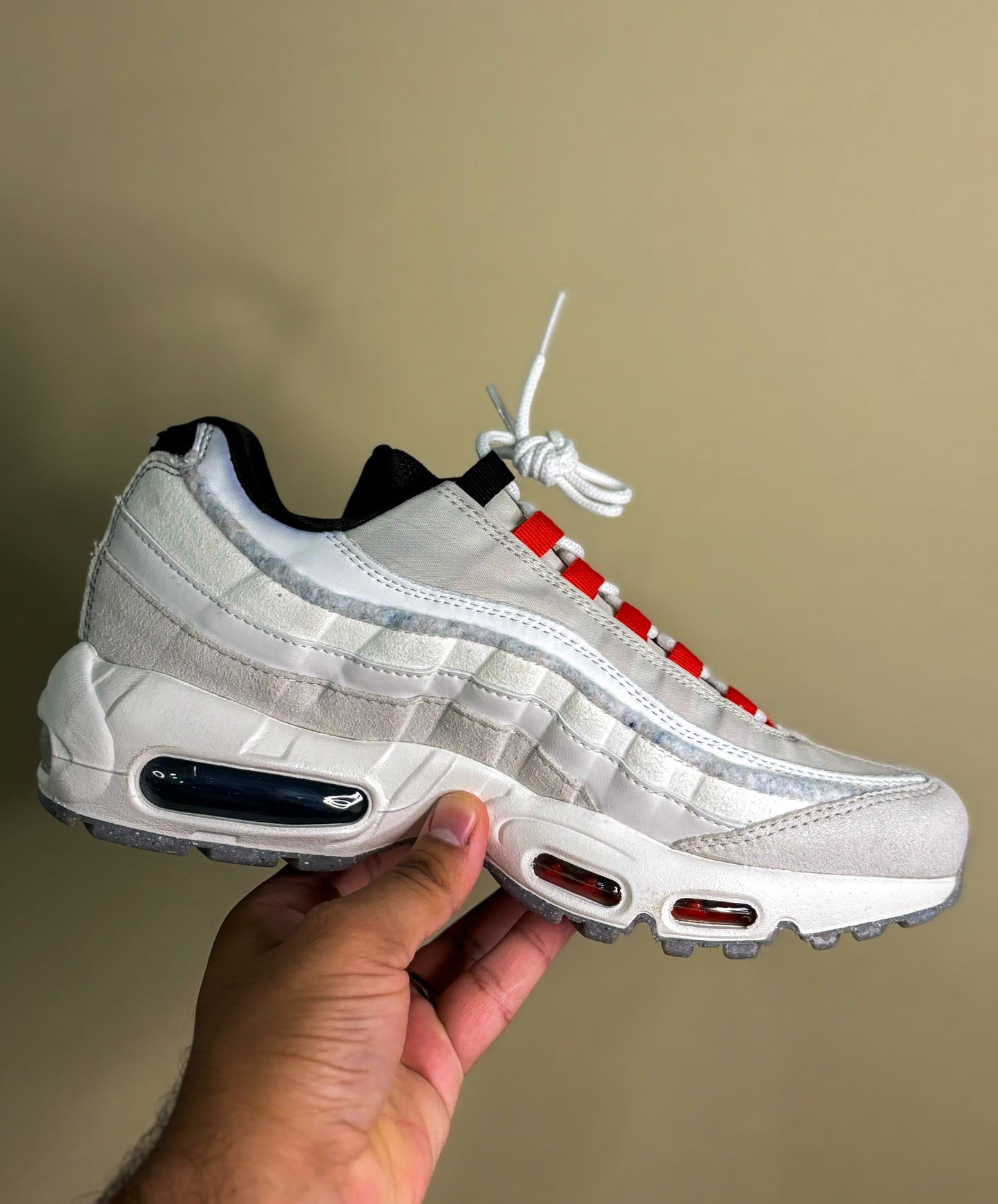 Nike Air Max 95 "Light Bone Habanero Red"